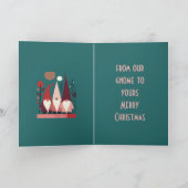 Carte Nordic Christmas Gnomes Mid-Century Modern Cut Out (Intérieur)