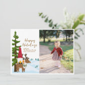 Carte Nordic Trek Flat Holiday (Debout devant)