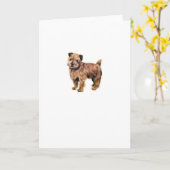 Carte Norfolk Terrier (Fleur jaune)