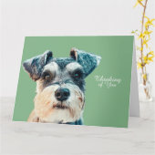 Carte Norfolk Terrier (Fleur jaune)