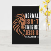 Carte Normal ne revient pas Jésus est papa hommes religi (Fleur jaune)