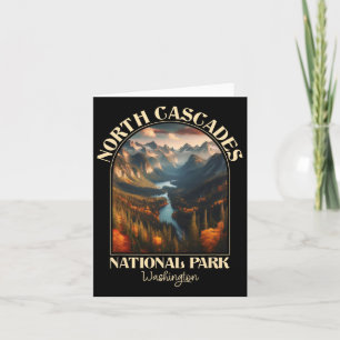 Carte North Cascades Parc National Automne Saison Campin