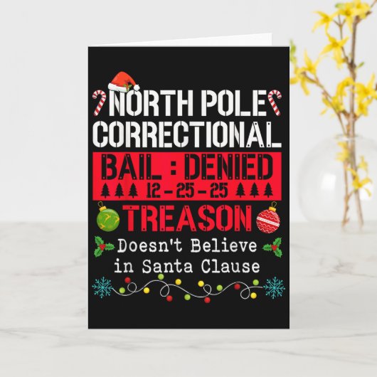 Carte North Le Correctional Treason Doesn't Believe Sant (Fleur jaune)