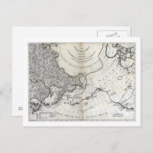 CARTE : NORTH PACIFIC (Devant / Derrière)