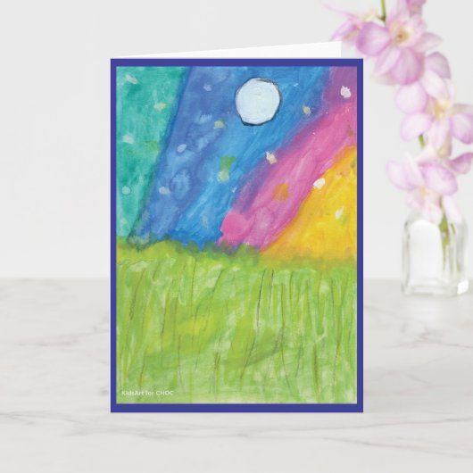 Carte Northern Lights - KidsArt pour CHOC (Orchidée)