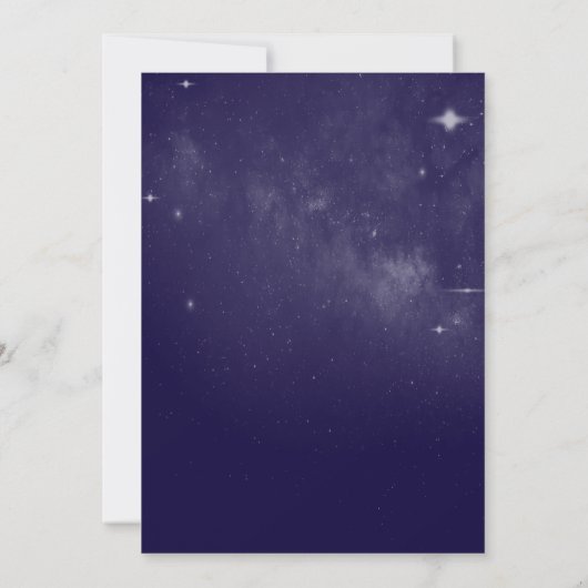 Carte Northern Lights Magical Moment Save the Date (Dos)