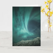 Carte Northern Lights Nature Photo (Fleur jaune)