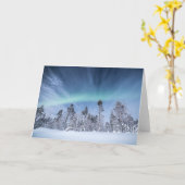 Carte Northern Lights Norvège (Fleur jaune)