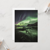 Carte Northern Lights Norvège (Devant/Arrière en situation)