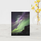 Carte Northern Lights Norvège (Fleur jaune)