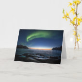 Carte Northern Lights Norvège (Fleur jaune)