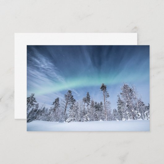 Carte Northern Lights Norway (Devant / Derrière)