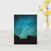 Carte Norvège Lumières du nord (Fleur jaune)