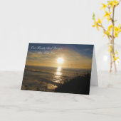 Carte Nos coeurs et prières sont avec vous (Fleur jaune)