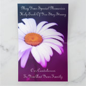 Carte Nos Condoléances Pensent À Vous (Intérieur)