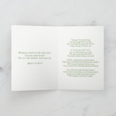 Carte Nos condoléances sincères (Intérieur)