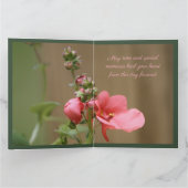 Carte Nos plus sincères condoléances (Intérieur)