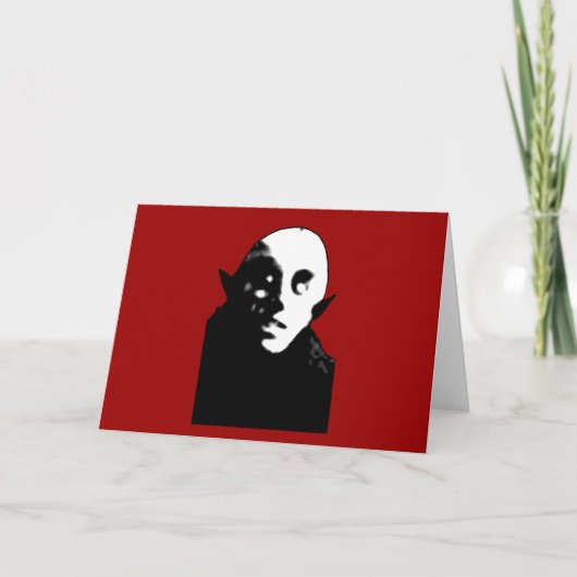 Carte Nosferatu déplaisant superbe font face au (Devant)