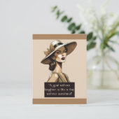 Carte Nostalgic Retro Encourageants Words Card (Debout devant)