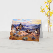 Carte Nostalgie occidentale (Fleur jaune)