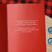 Carte Nostalgique Colorful Red Business Noël Salutation