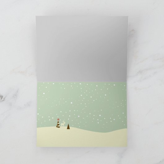 Carte Nostalgique de Noël (Intérieur)