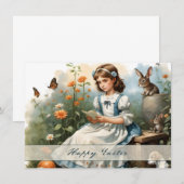 Carte Nostalgique de Pâques (Devant / Derrière)