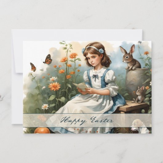 Carte Nostalgique de Pâques (Devant)