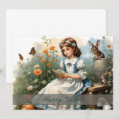 Carte Nostalgique de Pâques (Devant / Derrière)