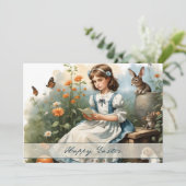 Carte Nostalgique de Pâques (Debout devant)