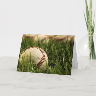 Carte Nostalgique des baseballs