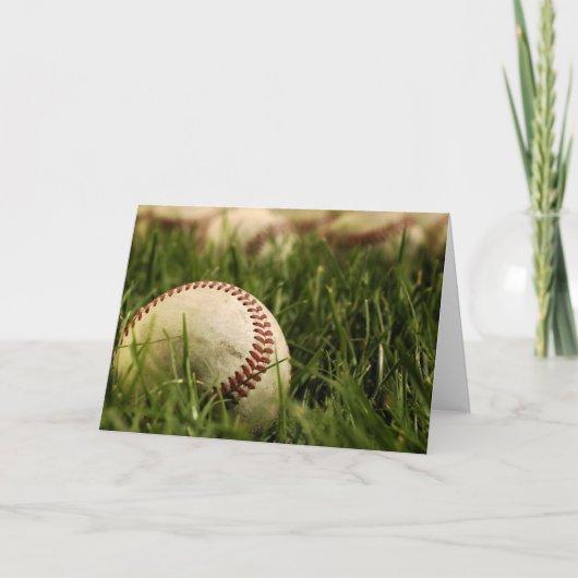 Carte Nostalgique des baseballs (Devant)