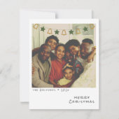 Carte Nostalgique Instant Photo Christmas (Devant)