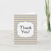 Carte Nostalgique, Vintage "Merci !" (Devant)