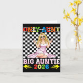 Carte Not Only Aunt I Am Big Auntie In 2026 Cute Girl Fa (Fleur jaune)