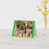 Carte Nota Blair Chien Chien Chien Chien Chien All (Fleur jaune)