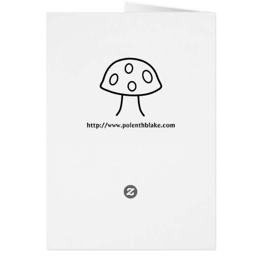 Carte Nota Vierge Nuages (Design 4) (Dos)