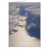 Carte Nota Vierge Nuages (Design 4) (Devant)