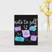 Carte Note à soi-même, le suicide n'est pas la solution, (Fleur jaune)