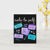 Carte Note à soi-même Mieux vaut prévenir le suicide (Fleur jaune)