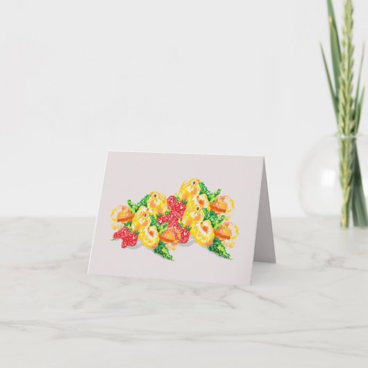 Carte Note : Amour Des Fruits (Devant)