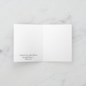 Carte note Bouquet rouge (Intérieur)