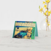 Carte Note card - Les femmes sont comme les voitures. Vo (Fleur jaune)