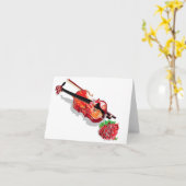 Carte Note Card /Violon avec Rose (Fleur jaune)