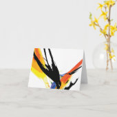 Carte Note Carte_Oiseau du Paradis (Fleur jaune)