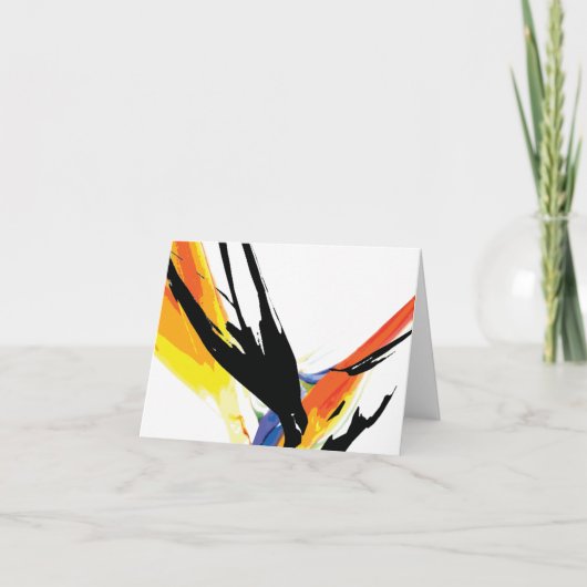 Carte Note Carte_Oiseau du Paradis (Devant)