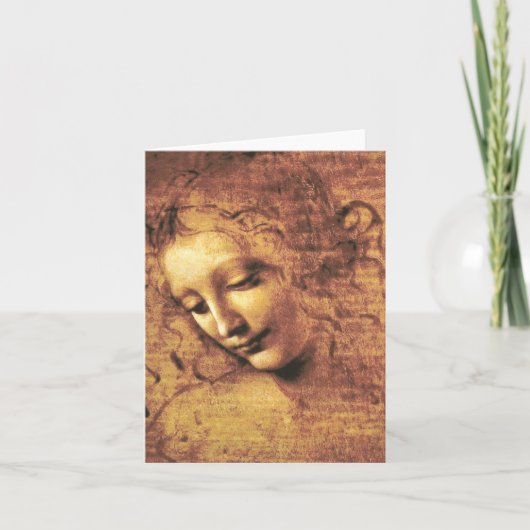 Carte Note Da Vinci La Scapigliata (Devant)
