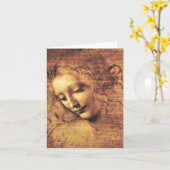 Carte Note Da Vinci La Scapigliata (Fleur jaune)