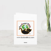 Carte Note d'anniversaire B & T #8 (Dos)