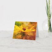 Carte Note d'art florale de Susan Soft Black Eyed (Devant)